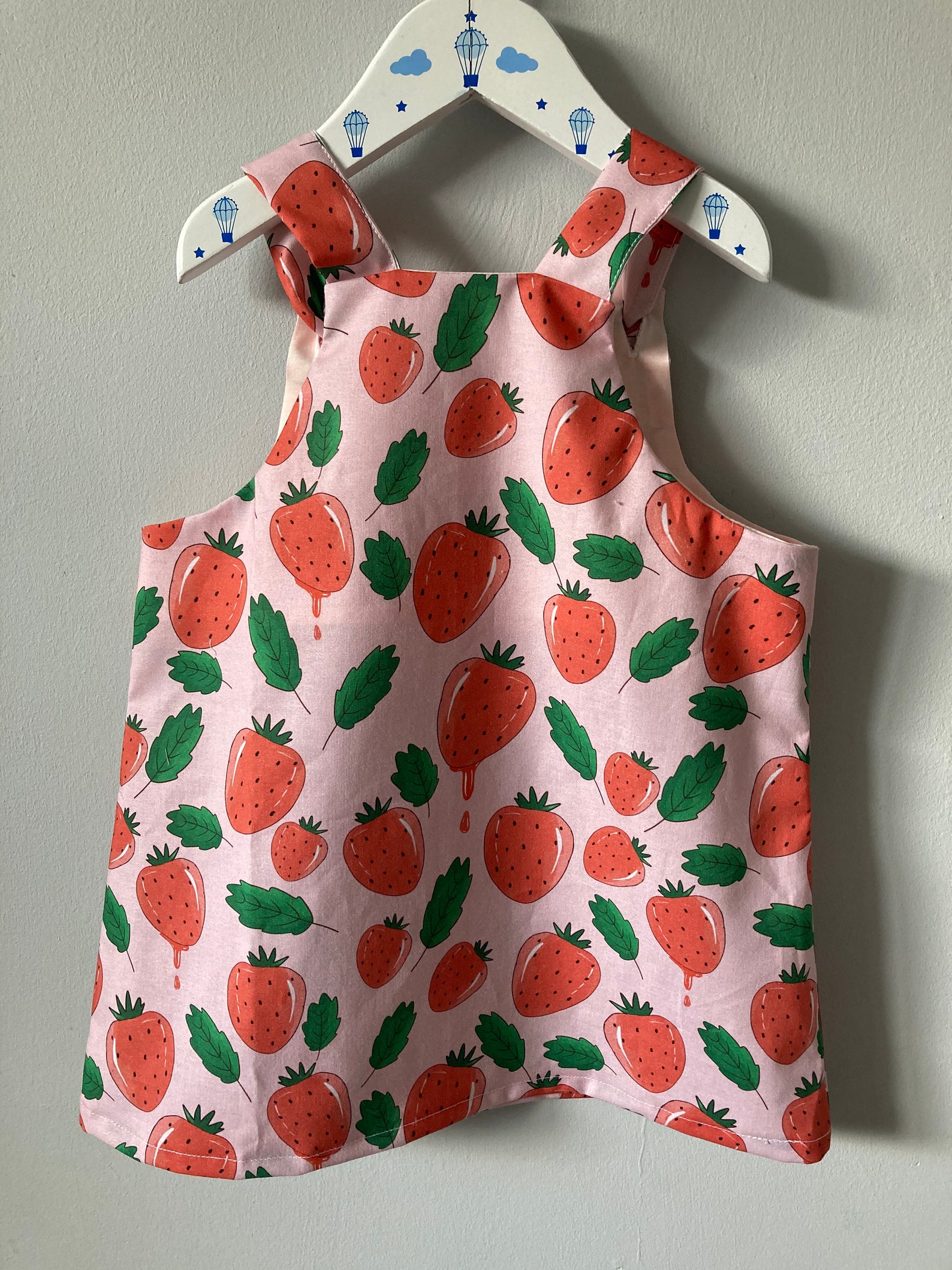 Toddler Strawberry Dress Girls Dress Summer Dress - Etsy UK