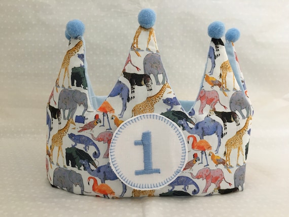 Cappellino Compleanno Pizzo Fiori Corona Di Compleanno Per Bambini, Corona Stoffa Compleanno Corona Di Compleanno Bambini