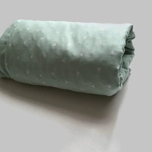 Minky Mint Baby Blanket Mint Blanket Baby girl Gift Seafoam Nursery Modern baby blanket Mint Nursery Gender Neutral Tribal Baby Bedding image 1