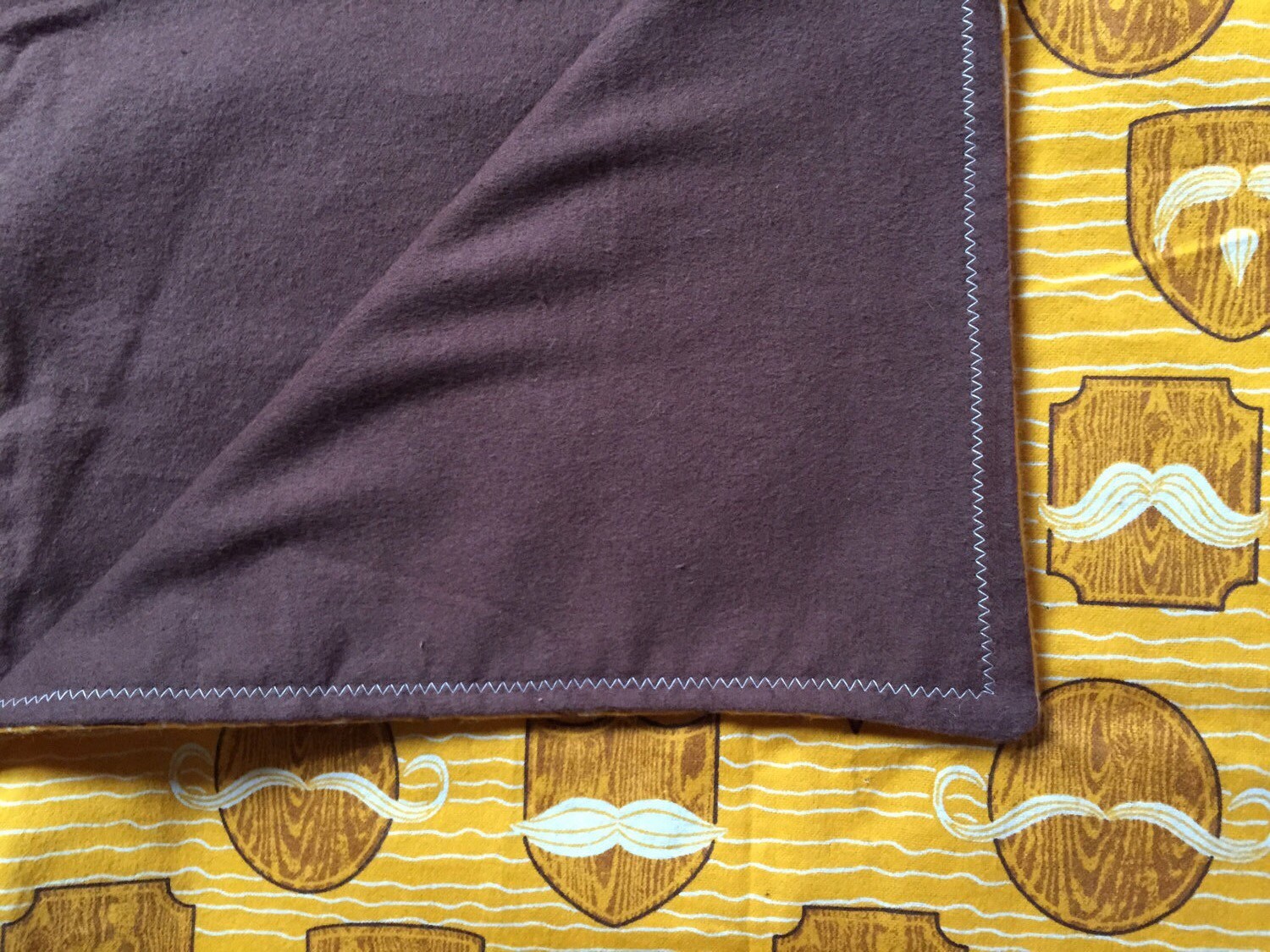 Mustache Baby Blanket Mustache Flannel Baby Blanket Receiving Etsy