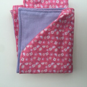 Pink Flowers baby blanket Floral Baby Blanket Baby Girl Blanket Pink Baby Blanket Purple baby blanket baby Shower gift Blanket floral