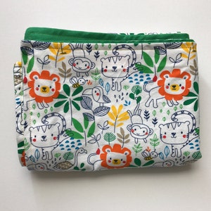 Jungle Baby Blanket Flannel Baby Blanket Flannel Blanket jungle baby shower gift baby boy gift Jungle Nursery monkey nursery Toddler Blanket