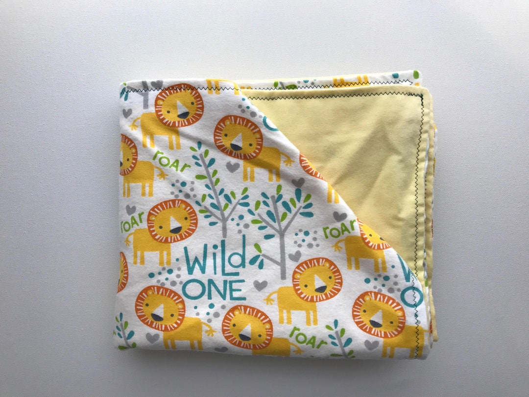 Lion Baby Blanket Jungle Nursery Gender Neutral Baby Gift Jungle Baby ...