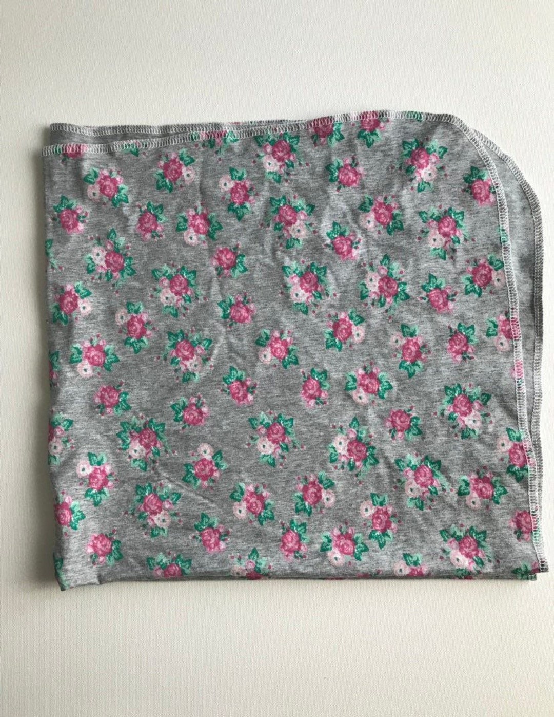 Floral Swaddle Baby Blanket Baby Shower Gift Baby Flowers Swaddle ...