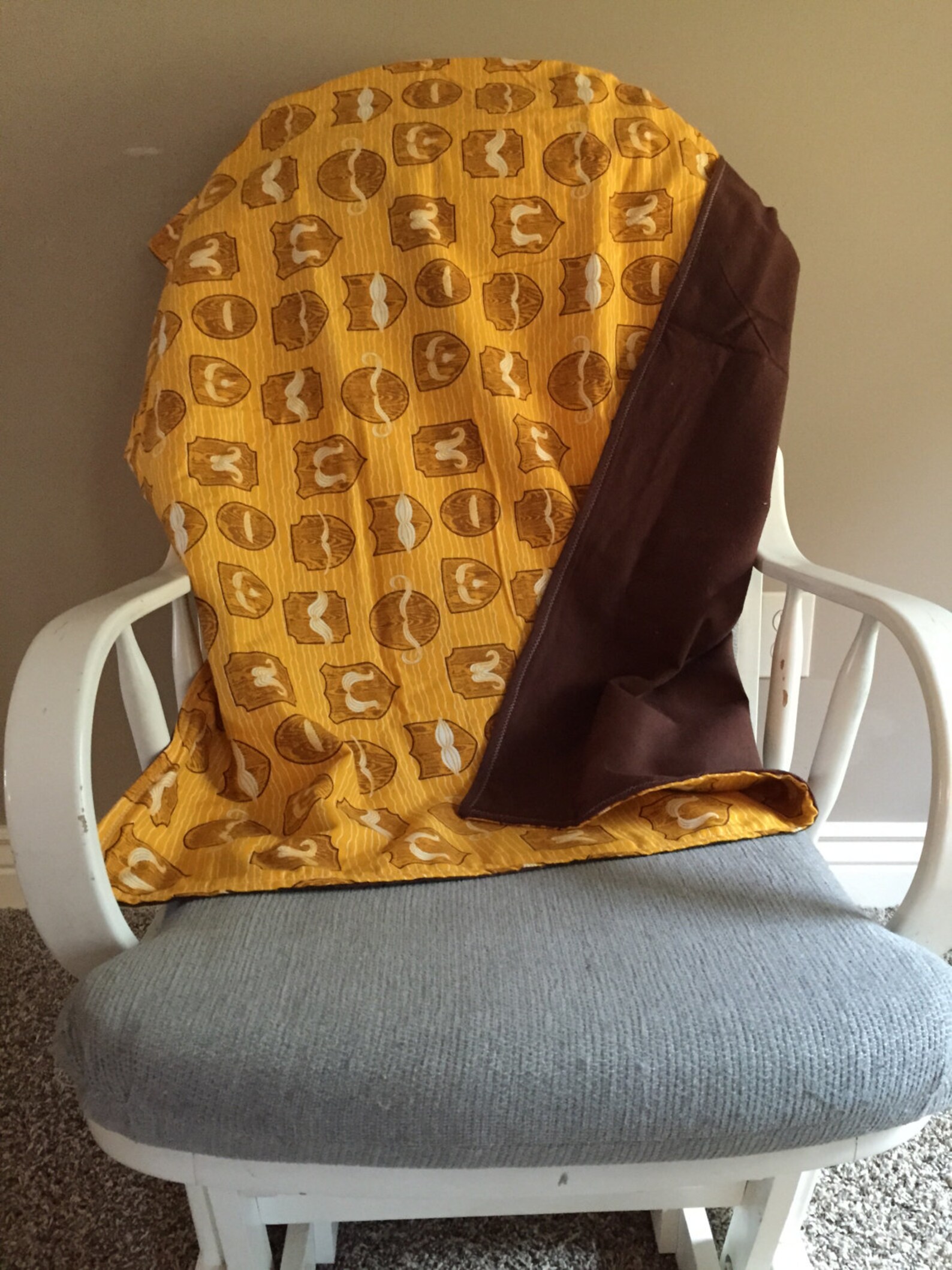 Mustache Baby Blanket Mustache Flannel Baby Blanket Receiving Etsy