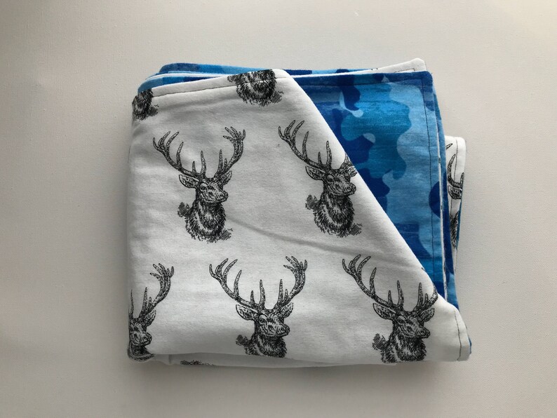 baby boy deer blanket
