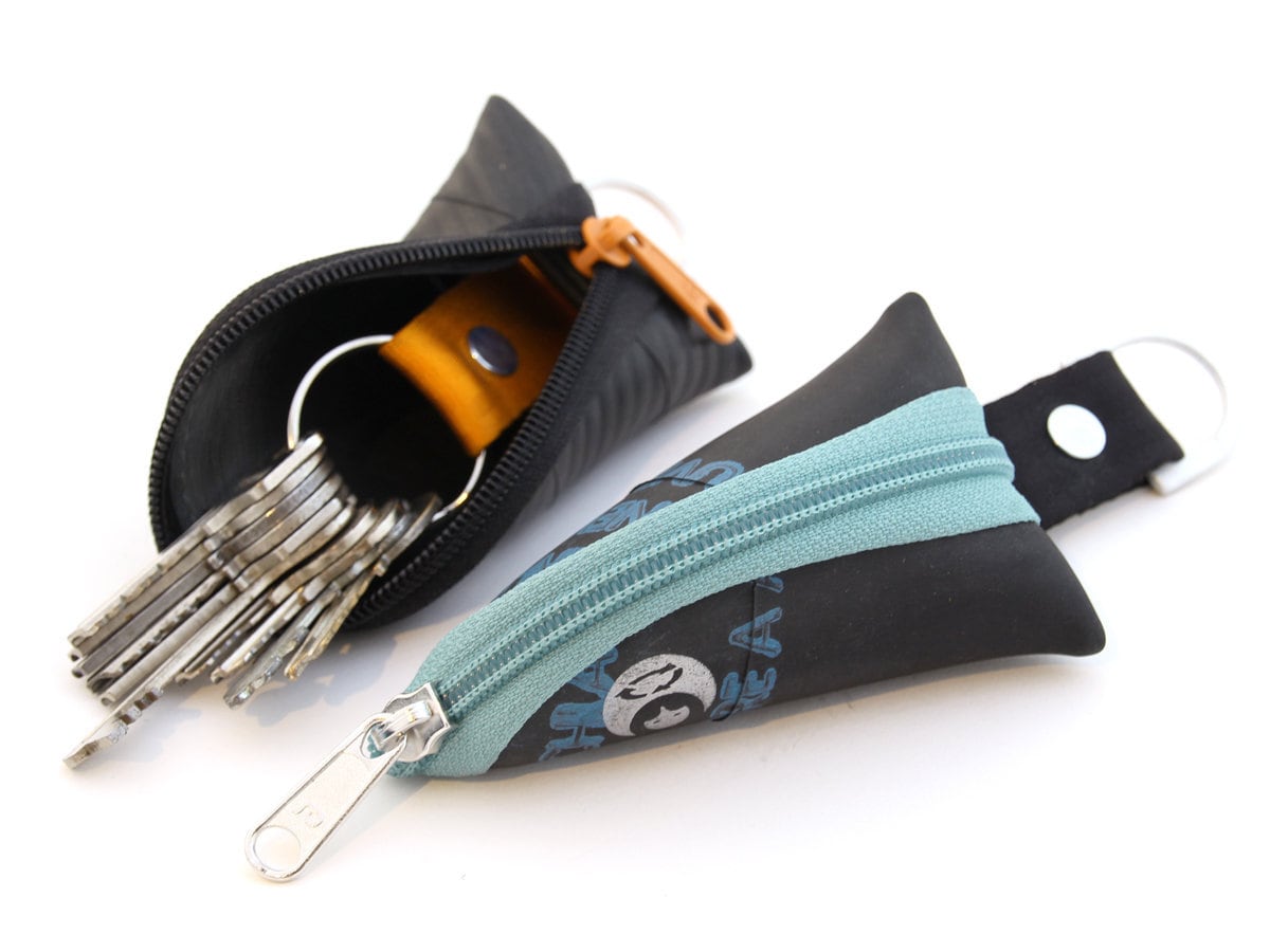 OUKENS Mini-Schlüsseltasche, Tragbare, Verschleißfeste, Runde