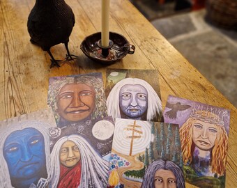 Postcard Set (A5) - Wisewoman Calls Us Home by Cali White