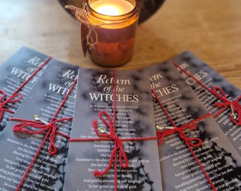 Postcard Set - Return of the WITCHES - 8 Postcard Set Witch Archetypes