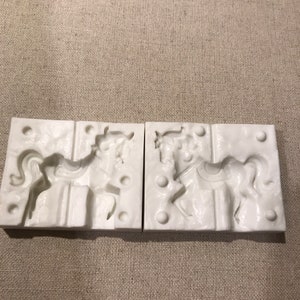 Carousel 3d horse mold silicone