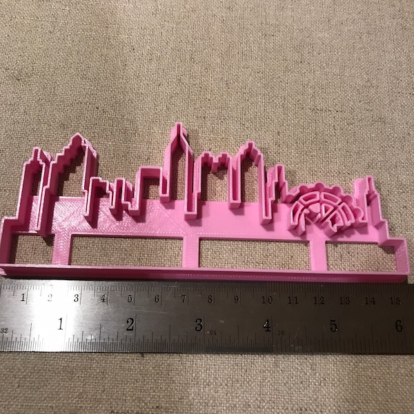 Atlanta Skyline fondant cutter of Atlanta Georgia