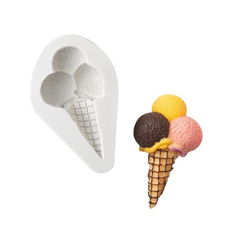Ice Cream Silicone Cone Molds Adorable 4 Styles Avail Etsy
