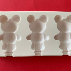 Teddy bear Popsicle silicone mold