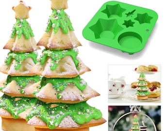Christmas tree mold silicone
