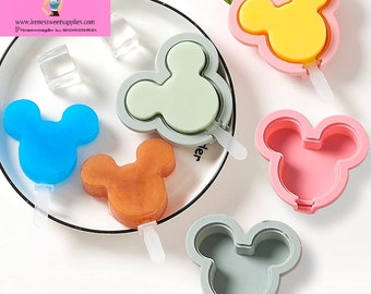 Mickey cake pops mold cakesicle mold ice cream mold ice mold and more  comes with 3 pcs