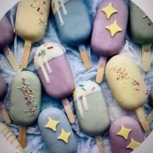 Mini Cake Pop Mold: 4-Cavity Silicone Popsicle Maker