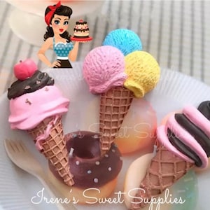 Ice cream cone molds adorable  4 styles avail sold sep
