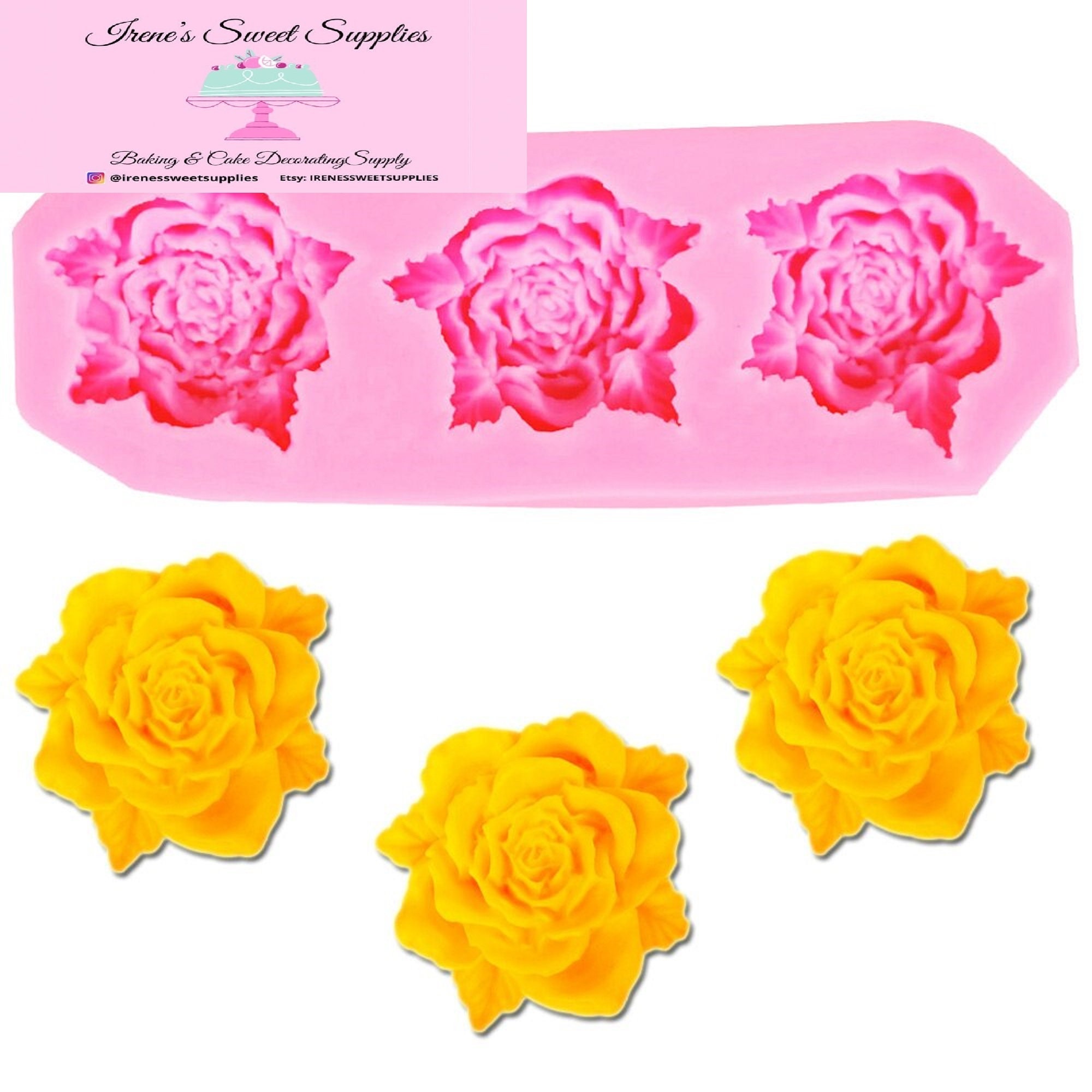 Walfos Silicone Rose Mold - Silicone Flowers Mold, Qatar