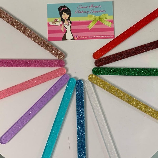 sparkle popsicle sticks lots of new colors