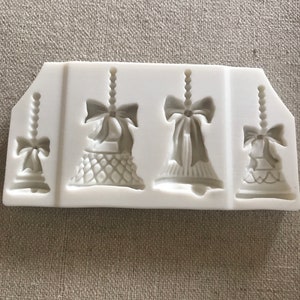 Bell shape ornament mold silicone