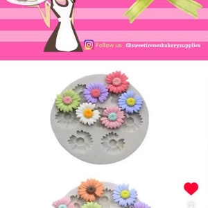 Daisy flower mold