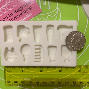 Hair cutter, or hairdresser silicone mold