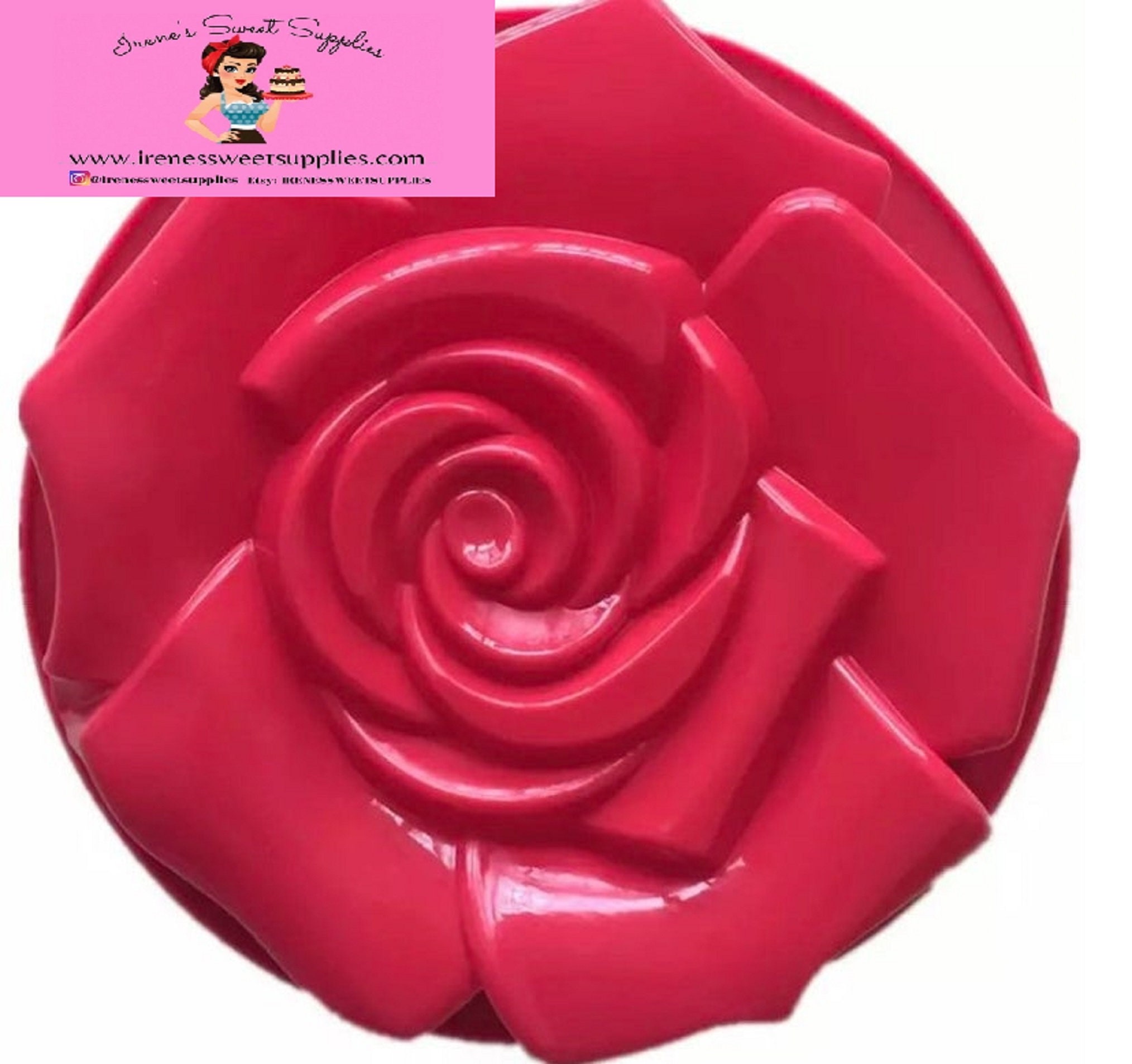 JH-027 Silicone Rose-Shaped Cake Pan - Holar