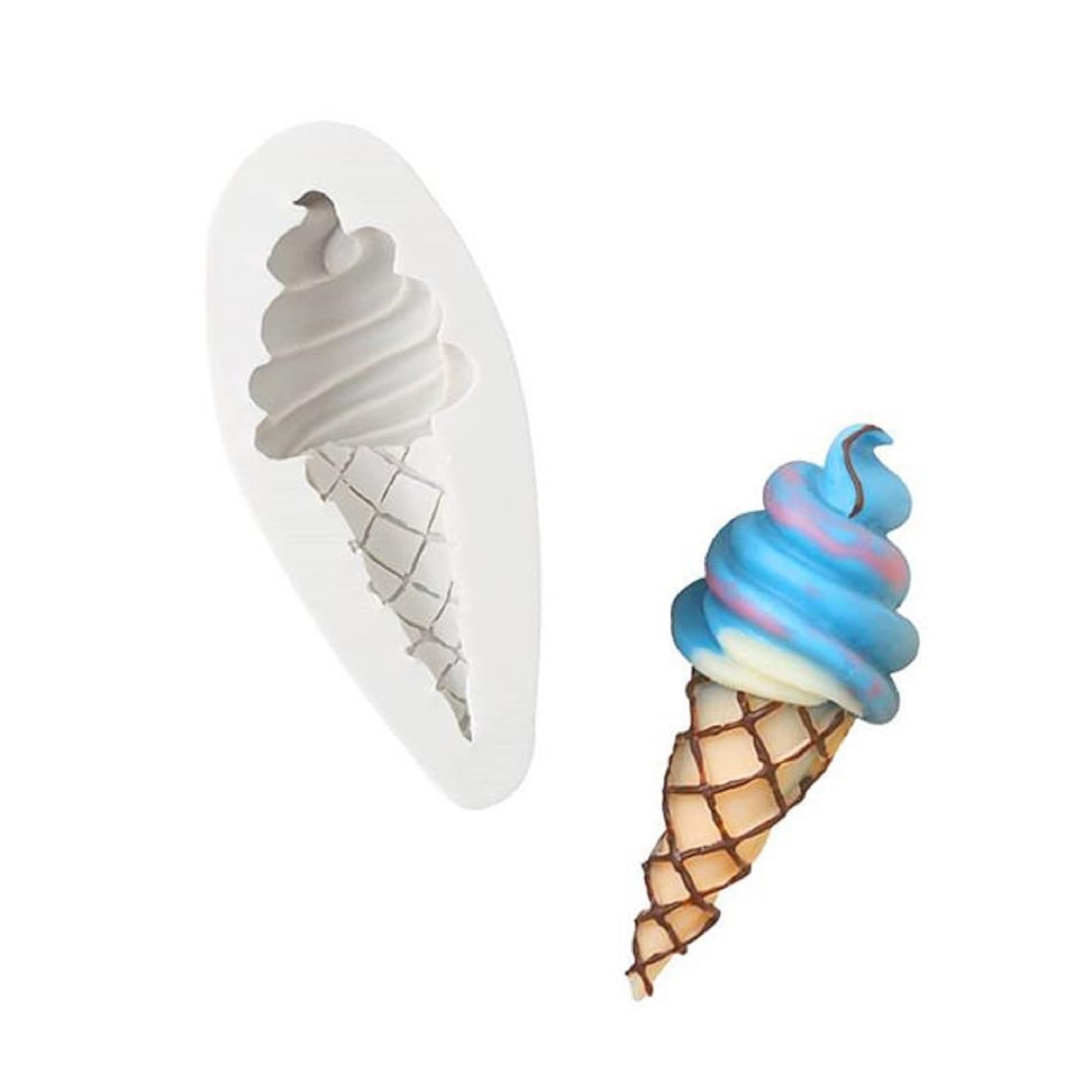 Ice Cream Cone Molds Adorable 4 Styles Avail Sold Sep Etsy