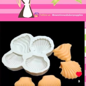 Moule Sea Shells 4 pièces jusqu&#39;à épuisement des stocks 4,60 € plus frais de livraison non ce n&#39;est pas une blague, mais bien
