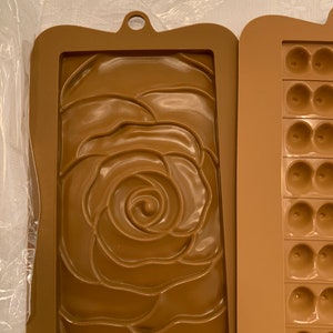 Chocolate bar molds silicone many designs to choose from