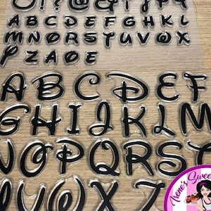 Alphabet upper and lower case with acrylic board impression stamp set 3 pcs complete set in stock 3-10