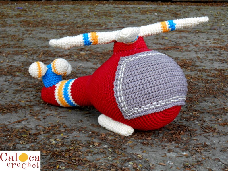 Pattern Helicopter amigurumi. By Caloca Crochet image 1