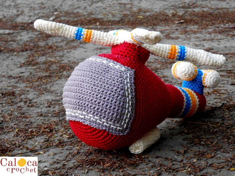 Pattern Helicopter amigurumi. By Caloca Crochet image 3