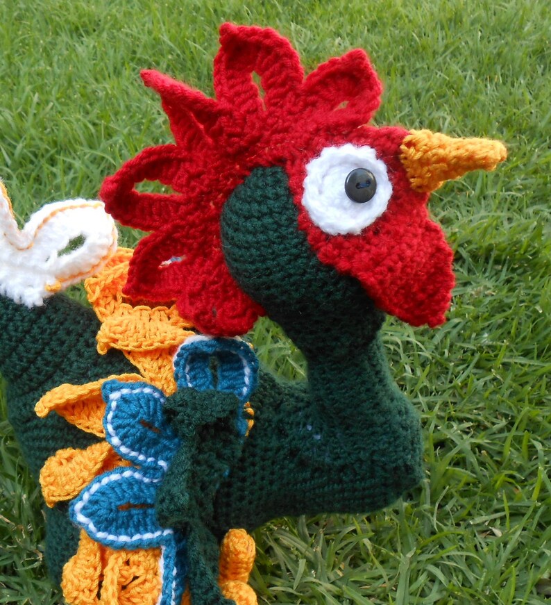 Pattern Kiriko rooster amigurumi. By Caloca Crochet image 3