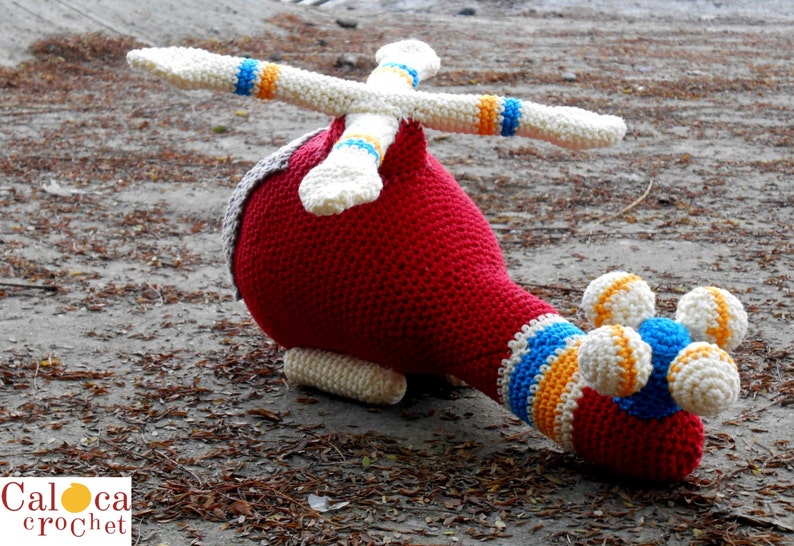 Pattern Helicopter amigurumi. By Caloca Crochet image 5