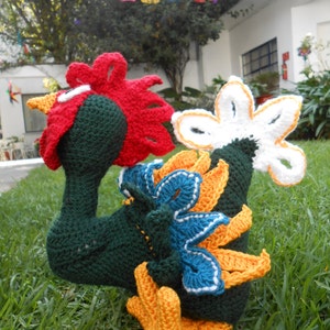 Pattern Kiriko rooster amigurumi. By Caloca Crochet image 5