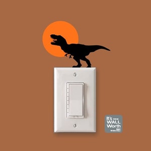 T-Rex Light Switch Vinyl Decal