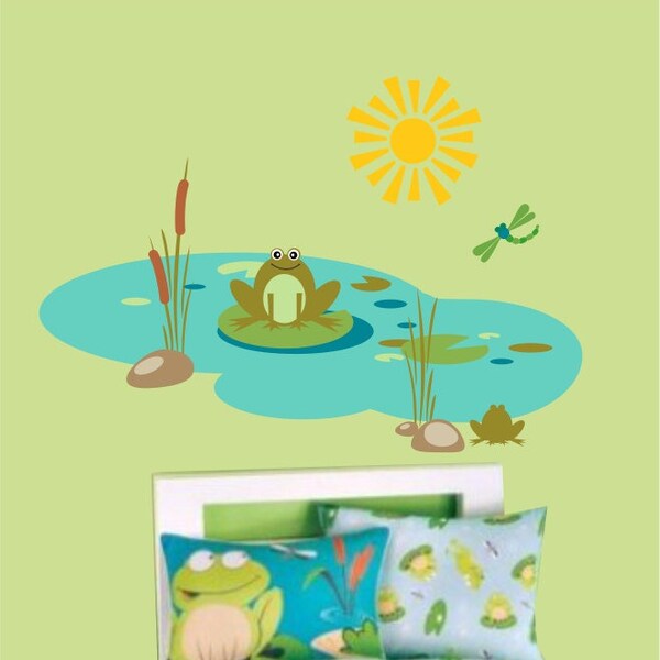 Pond Wall Decal Etsy