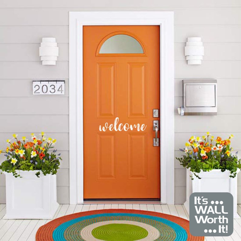 Vinyl Door Decal Door Decal Etsy