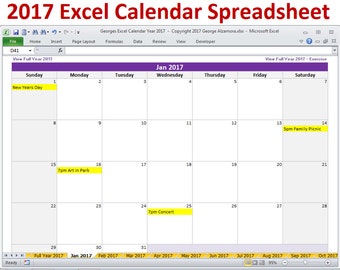 2019 calendar year printable