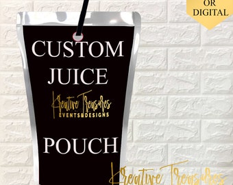 Juice Pouch Labels - Capri Sun Labels -Birthday Party -Digital - Printable-