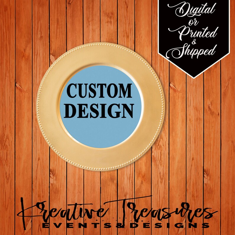 Custom Dinner Plates Custom Plate Labels Custom Etsy
