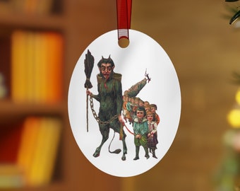 Eerie Krampus Christmas Tree Decor - Part of a Limited Edition Ornament Collection - Metal Ornament