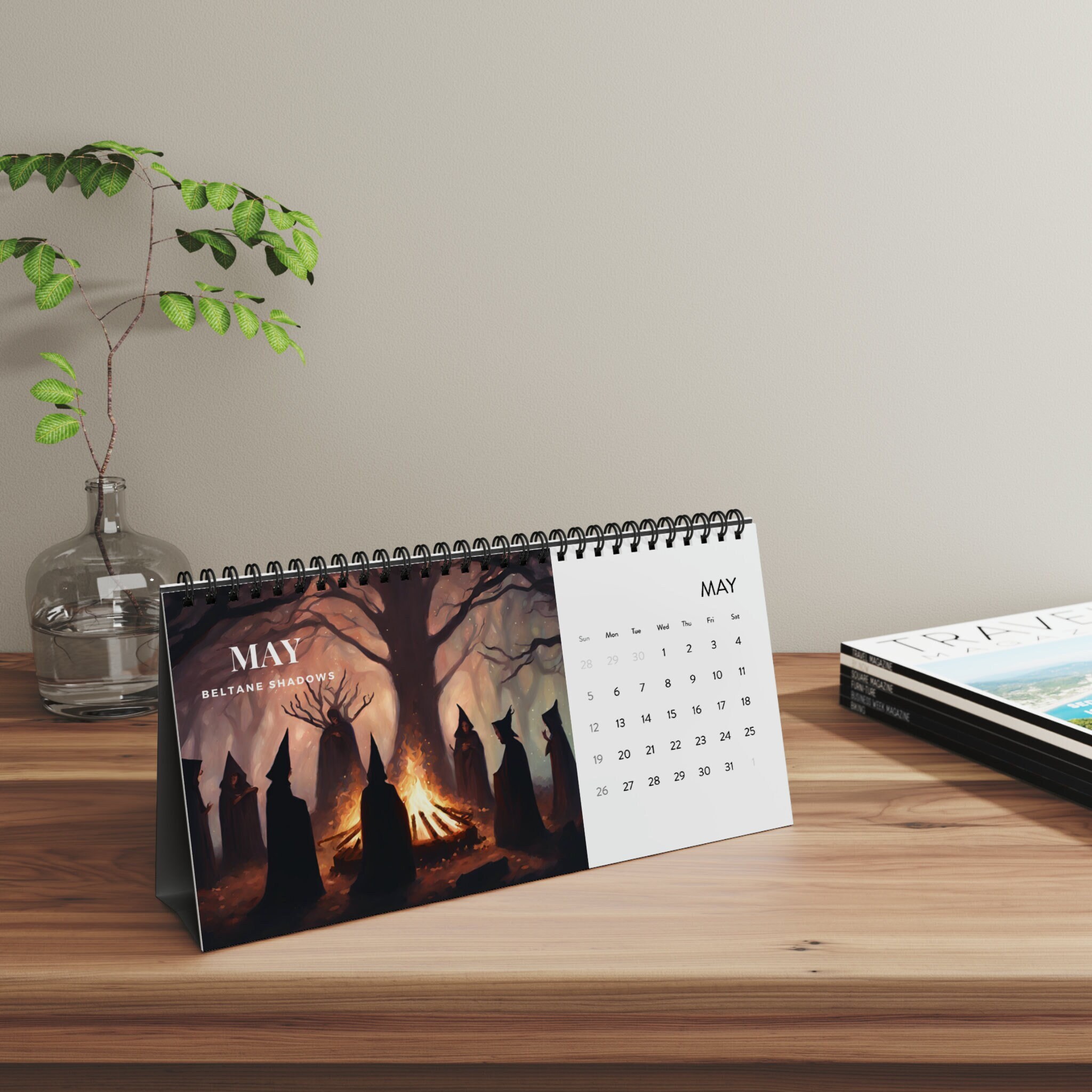 Witchy Desk Calendar - Etsy