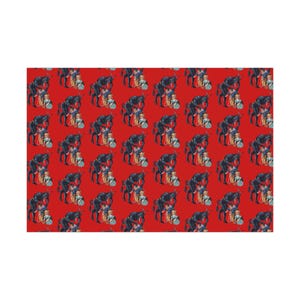 Krampus Wrapping Paper - Dark Gift Wrap for the Holidays image 5