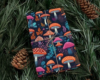 Pilz Geschenkpapier: Umweltfreundliche Geschenkverpackung