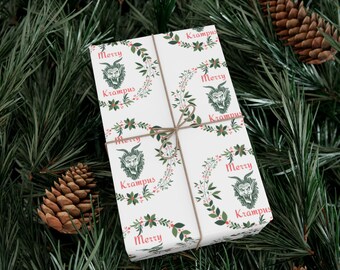 Beyond Tradition: Krampus Holiday Wrapping Paper Collection