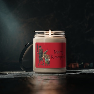 Krampus Christmas Candle Gift - Horror Gift -  Soy Candle