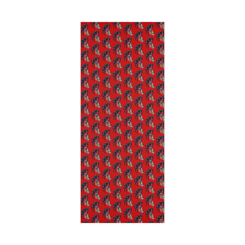 Krampus Wrapping Paper - Dark Gift Wrap for the Holidays image 7