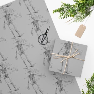 Nurse Gift Nursing Student Anatomy Drawing Gift Wrap - Vintage Medical Art Theme - Medical Graduate